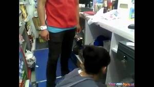 cock suck store - Store Clerk Gets Sucked By His Gf On The Job And Gets Disturbed By A  Customer - Yourfreeporn.tv-1 - XVIDEOS.COM