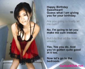 Birthday Caption Porn - Birthday Archives - Cuckold Club