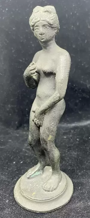 Antique Nude Porn - Nude Naked Woman Figurine Bronze Brass Antique 5\