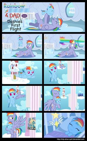 Mlp Cheerilee Student Porn - Dashie's First Flight by MLP-Silver-Quill.deviantart.com on @deviantART