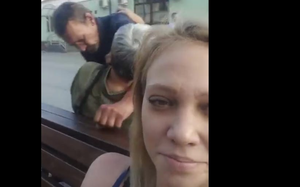 Drunk Russian Girl Porn - A Girl Taking A Selfie Ended Up Capturing A Slow Motion Brawl Between Two Drunk  Russian Guys | Barstool Sports