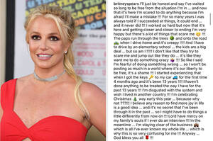 Britney Spears Porn Captions - Britney Spears Posts Instagram Message To Sons