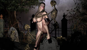 3d Skeleton Porn - Ugly 3D porn monsters and the hard fucked and screaming chicks