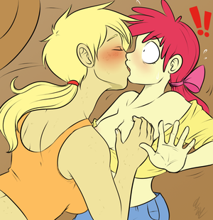 Apple Bloom Human R34 Porn - Rule 34 - age difference apple bloom (mlp) applejack (mlp) cartoonlion  drunk farmer farmgirl female female only friendship is magic human humanized  incest kissing multiple females my little pony sisters smooth skin