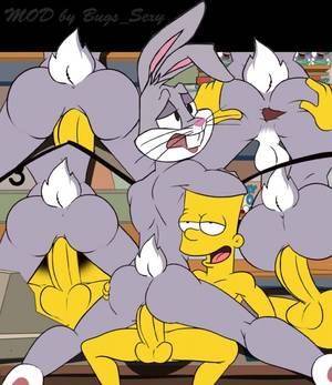 Bugs Bunny Gay Porn - e621 anal anal_penetration anthro anus balls bart_simpson bugs_bunny butt  butt_grab edit erection fucked_silly gaping gaping_anus hand_on_butt