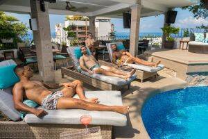 naturist group party - Naturist Opportunities In Puerto Vallarta: The Pool Club At Casa Cupula -  Puerto Vallarta LGBTQ+ Travel Guide