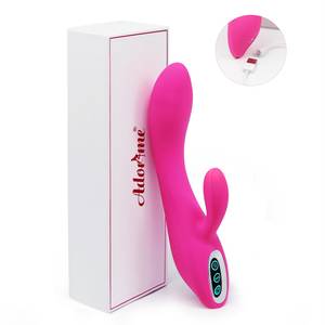 cam damage pussy shots - G-Spot Rabbit Waterproof Rechargeable Dildo Vibrator Adult Sex Toys for  Women - Adorime Silicone