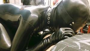 latex slave training - Rubber slave training day - ThisVid.com