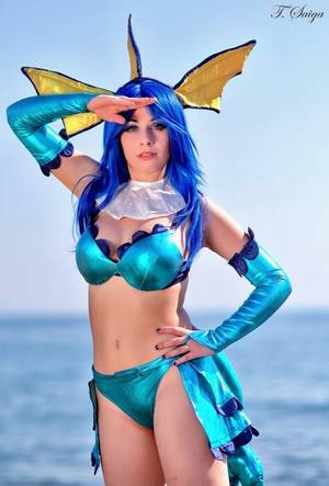 Code Geass Cosplay Porn 2015 - Giada Robin as Vaporeon (sexy version)