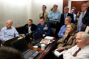 Cate Obrien Drew Carey Porn - Situation Room: Biden, Obama and the U.S. national security team gathered  in the White House Situation Room to monitor the progress of the May 2011  U.S. ...