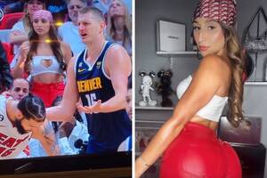 Female Basketball Player Porn - Who is the porn star that photobombed Nikola Jokic in Game 4? | Marca