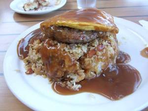 Kahului And Kihei Hawaii - Kihei Caffe in Maui.....Loco Moco.....typical Hawaiian comfort food that I  ate almost every day the summer we lived there with my grandma.