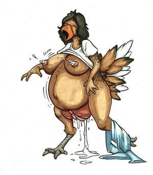 chikan pregnant - Rule 34 - anthro avian beak big breasts bird black hair breasts chicken  clothing feathers fenris49 furry hair hyper hyper pussy lactation milk open  mouth pants pregnant pussy pussy juice shirt talons | 2002697