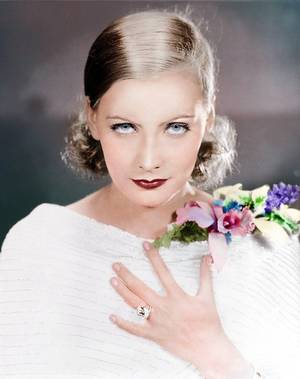 Greta Garbo Porn - Greta Garbo,love this beautiful color photo of her!