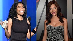 Celebrity Nicki Minaj Porn - Nicki Minaj and 'Teen Mom OG' Star Farrah Abraham Feud on Twitter: 'B*tch  Go Do Some Porn' | Entertainment Tonight