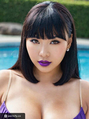 japanese idol in pool - Erotic Poolside Teen Yoga Fit Japanese Girl with Red Lipstick | Pornify â€“  Free PremiumÂ® AI Porn