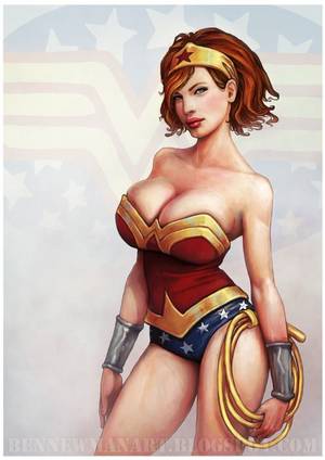 Filthy Frank Porn Art - Christina Hendricks Wonder Woman - nerd porn indeed | nerd porn .