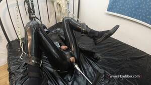 latex slave training - RUBBER: my slave training - ThisVid.com