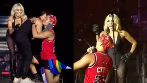 hot lesbian xxx miley cyrus - Watch Miley Cyrus Freak Out Over This On-Stage Marriage Proposal