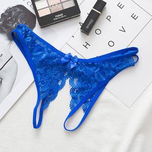 No Underwear - AWYR 3 Sizes ML XL Women Sexy Transparent Lingerie Hot Erotic G String Sexy  Panties Sex Open Crotch Porn Lace Underwear Crotchless Blue, M : Amazon.de:  Health & Personal Care