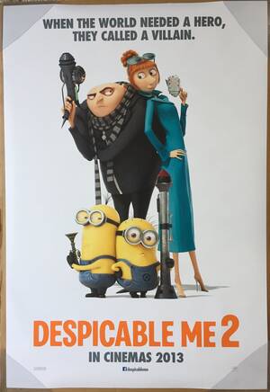 Despicable Me 2 Porn - Amazon.com: DESPICABLE ME 2 MOVIE POSTER 2 Sided ORIGINAL RARE Ver D 27x40  STEVE CARELL: Other Products: Posters & Prints