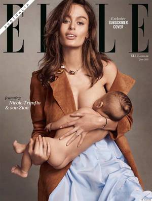 Bruce Jenner Sex Nude - Nicole Trunfio - Elle Australia, June 2015