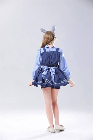 Judy Hopps Sexy - Halloween Costume for Kid Girl Fantasia Anime Zootopia Cosplay Judy Hopps  Party Dress Parent-Child Lolita Cartoon Rabbit Uniform - AliExpress