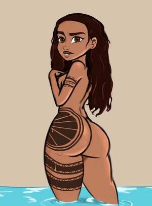 naked black girls cartoon - Rule 34 - 1girls big ass brown eyes brown hair curvy dark-skinned female  dark skin disney female female focus female only hair on crotch in water  klassyarts (artist) looking at viewer looking