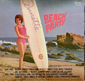 annette funicello beach movies - Annette Funicello - 'Beach Party' cover art, Remember all the beach Party  movies with Annette and Frankie Avalon?