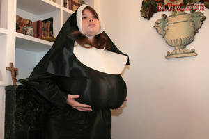 gigantic huge boobs nun - ... Topless nun with gigantic breasts bares her huge boobs at Big Tits  Glamour - 38LL Anorei ...