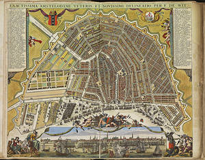 Dutch 17th Century Porn - De Wit was a real superstar of European urban cartography who both created  original maps and modified copper engraved maps from the 16th century.