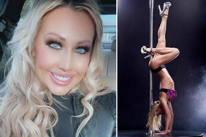 Dance Club Strip - Mom busts ex at strip club, dances on stage in stripper heels