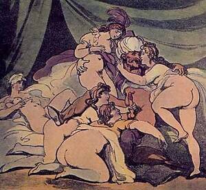 adult group sex vintage illustrations - Adult Group Sex Vintage Illustrations | Sex Pictures Pass