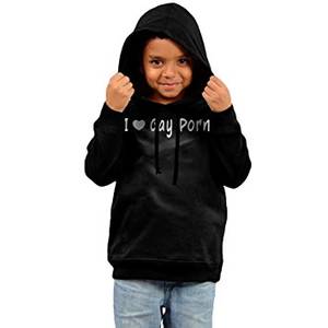 Black Gay Boy Porn - Little Boys I LOVE GAY PORN Platinum Style Hoodie