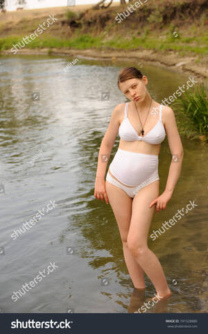 lake bbw nudist gallery - Seminude Caucasian Girl Resting On Lake Stock Photo 741528880 | Shutterstock