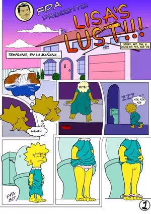 Lisa And Bart Simpson Sissy Porn - La PerdiciÃ³n de Lisa Simpson (LisaÂ´s Lust) - ComicsPornoXXX.com