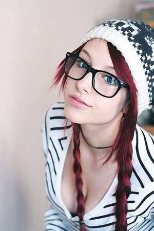 Hipster Glasses - more girls like this on http://ift.tt/2mVKSF3) Hipster glasses girl Tumblr  Porn