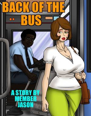 interracial sex on back - Back Of The Bus â€“ Illustrated Interracial | Top Hentai Comics