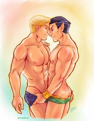 Marvels Namor Gay Porn - Meg Daunting â€” Namor & Steve Rogers (Marvel Comics) Namor/Steve...