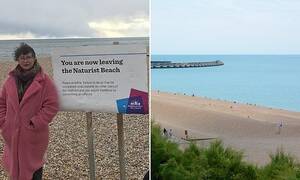 heritage nudist naturist - Female nudists demand security measures on Brighton naturist beach after  men caught taking photos | Daily Mail Online