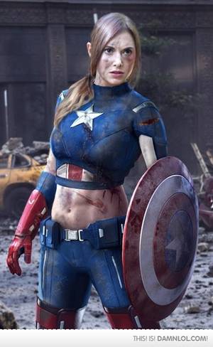 Funny Cosplay Porn - Funny pictures about Female Captain America. Oh, and cool pics about Female  Captain America. Also, Female Captain America.