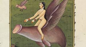 1800s Indian Porn - Winged Penises? Ancient Indian Art Takes A Bizarre, NSFW Turn In This Series