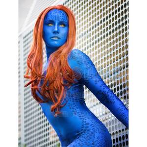 Mystique Cosplay Porn - X-men Mystique Costume 3D Print Cosplay Suit