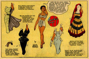 50s Style Comics - In the 1950s, black newspapers also printed Torchy Brown paper dolls by  Jackie Ormes,