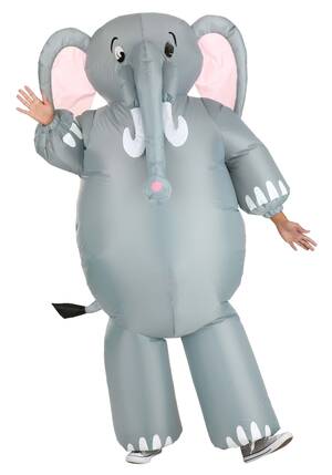 Elephant Costume Porn - Inflatable Elephant Adult Costume