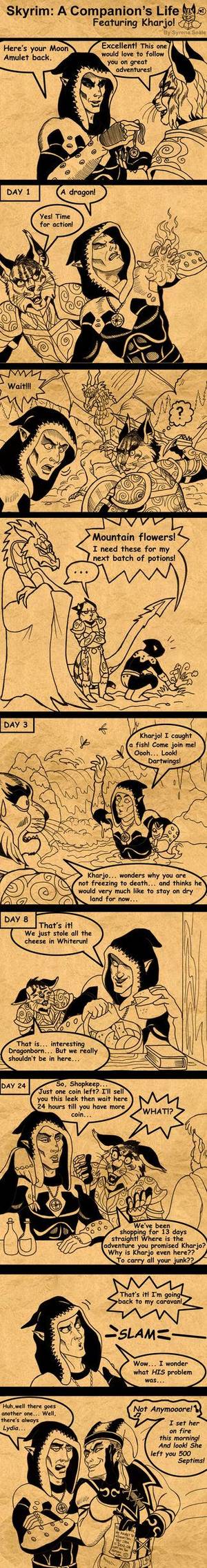 Kharjo Porn - Skyrim A Companion's Life by =SlayerSyrena on deviantART