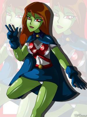 Anime Miss Martian Porn - This is a hottie gal called Miss Martian from the new series Young Justice. Miss  Martian