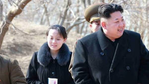 North Korea Leader Porn - The two Kims are rarely seen together in public