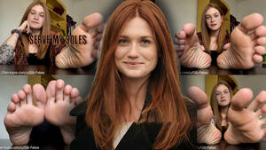 harry potter foot porn - Bonnie Wright - Worship My Feet DeepFake Porn Video - MrDeepFakes