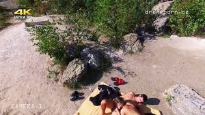 drone cam voyeur - Nude Beach Sex Voyeurs Video Taken by a Drone watch online or download